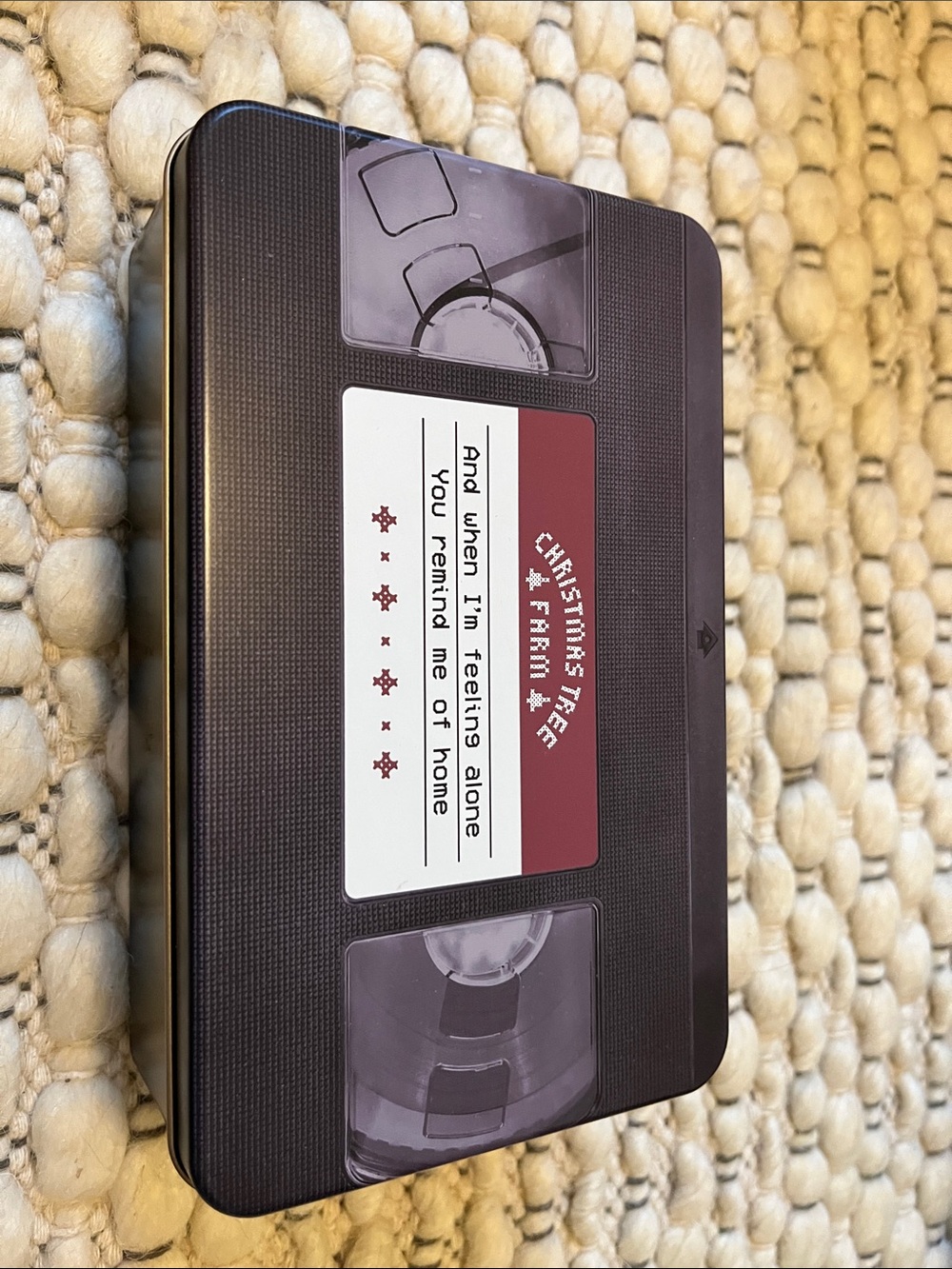 Taylor Swift CTF Christmas Tree Farm tin box